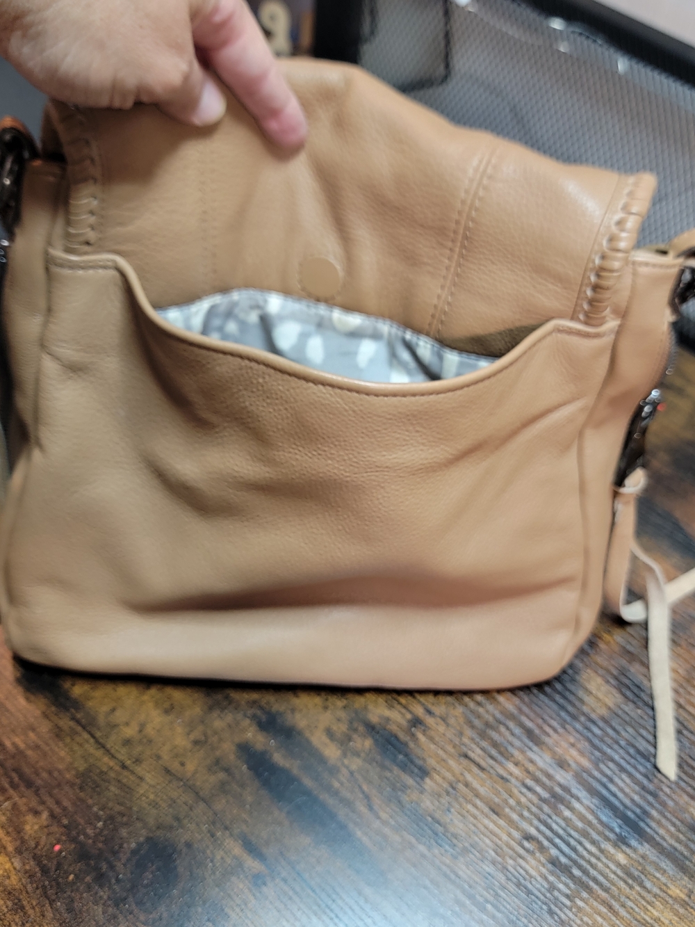 Aimee Kestenberg Tan Leather Shoulder Bag - Picture 16 of 16